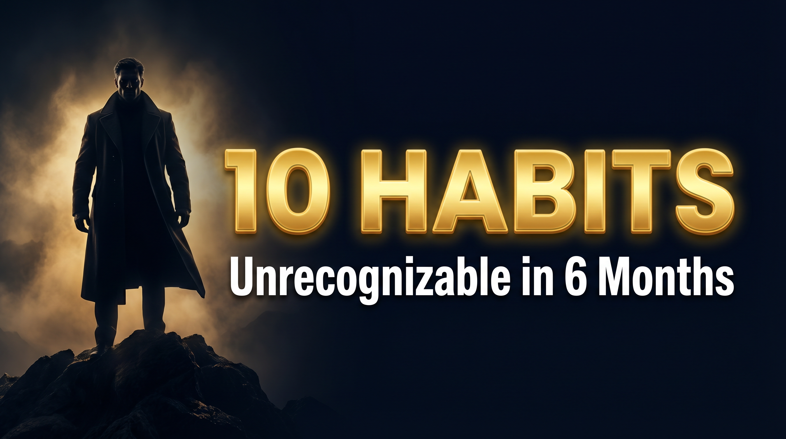 10 Habits That Will Make You Unrecognizable in 6 Months